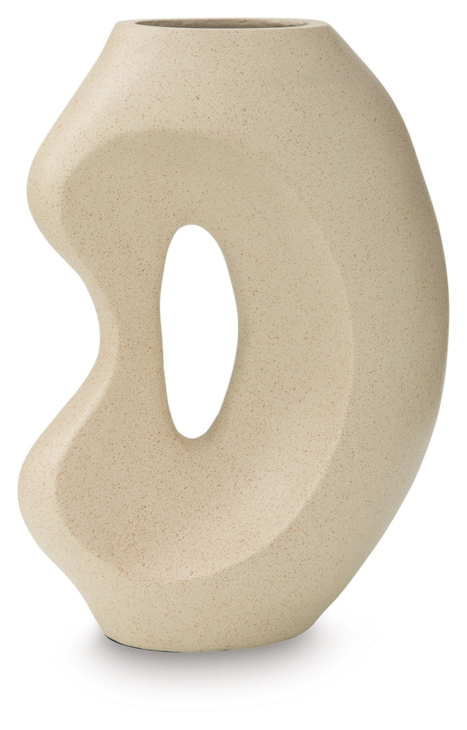 Odion Stone Vase from Ashley Furniture - Luna Furniture