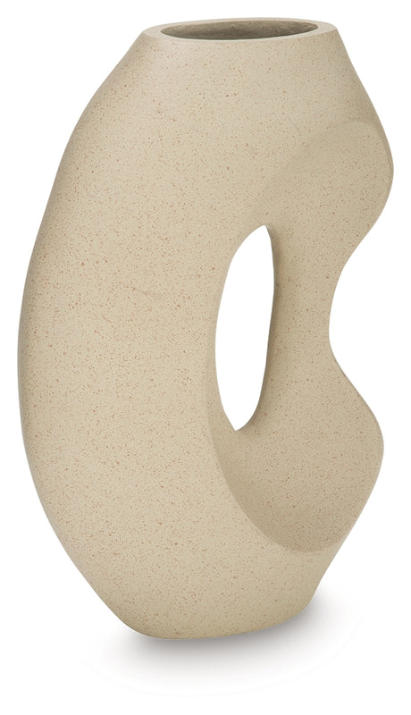 Odion Stone Vase from Ashley Furniture - Luna Furniture