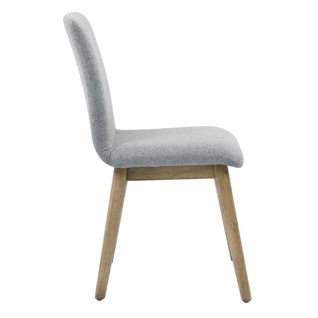 Vida Upholstered Side Chair, Gray from Steve Silver - Luna Furniture