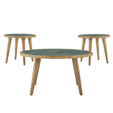 Novato Sintered Stone 3-Piece Table Set from Steve Silver - Luna Furniture