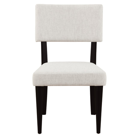 Colvin Eggshell/Black Side Chair, Set of 2 from Steve Silver - Luna Furniture