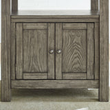 Grayson Gray/White 8-Piece Marble Top Counter Height Dining Table Set with Bench from Steve Silver - Luna Furniture