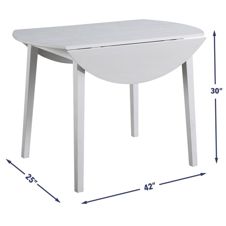 Naples 5-Piece Drop-Leaf Dining(Table & 4 Side Chairs) from Steve Silver - Luna Furniture