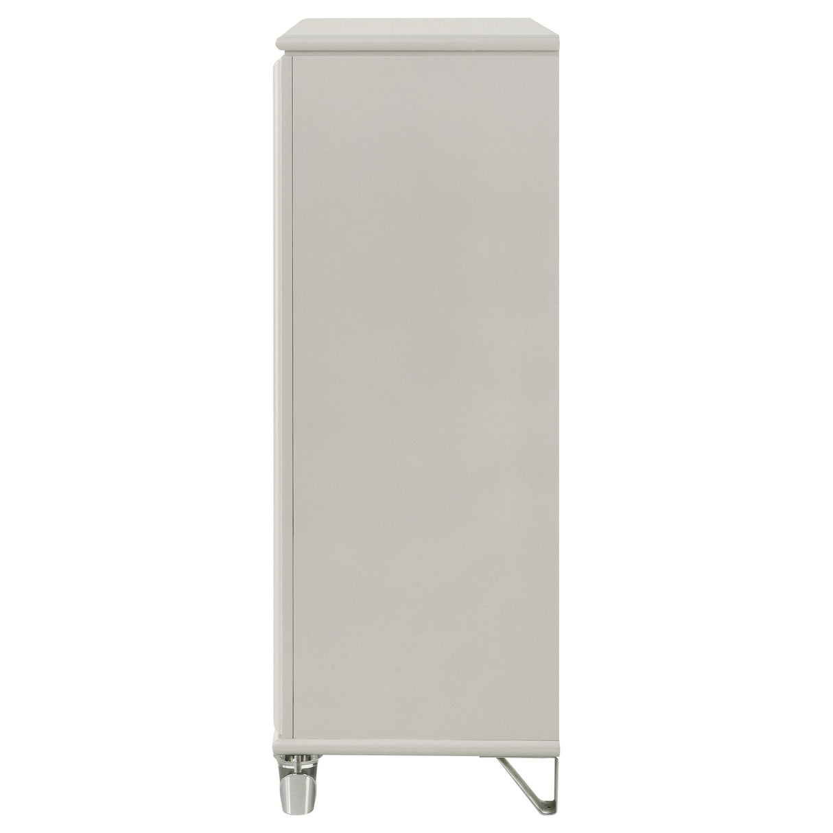 Olivia Pearl White 5-Drawer Bedroom Chest from Coaster - Luna Furniture