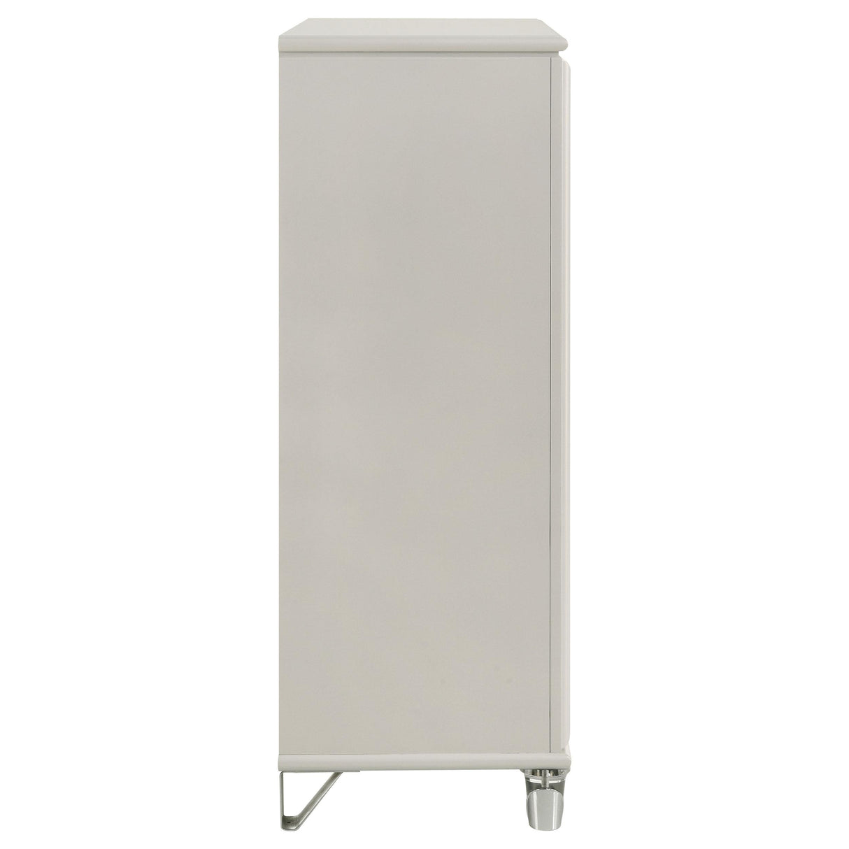 Olivia Pearl White 5-Drawer Bedroom Chest from Coaster - Luna Furniture