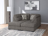 Olten Graphite Left-Arm Facing Corner Chaise from Ashley - Luna Furniture