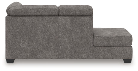 Olten Graphite Left-Arm Facing Corner Chaise from Ashley - Luna Furniture
