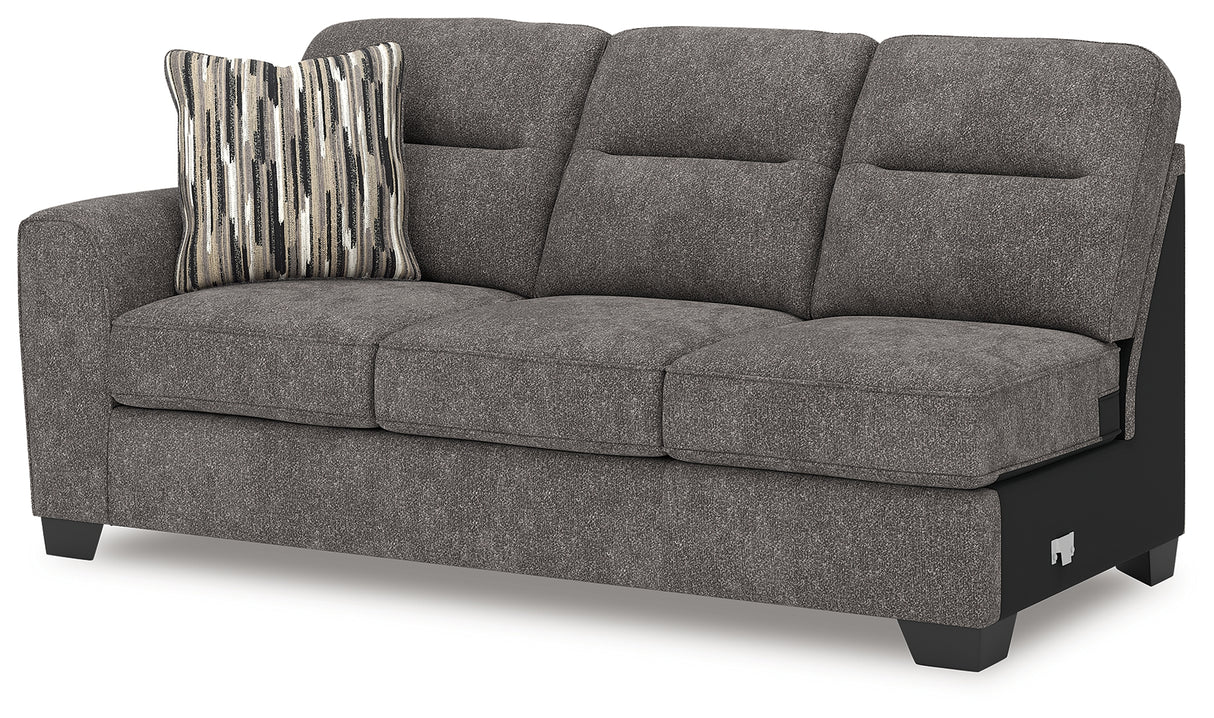 Olten Graphite Left-Arm Facing Sofa from Ashley - Luna Furniture
