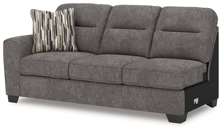 Olten Graphite Left-Arm Facing Sofa from Ashley - Luna Furniture