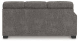 Olten Graphite Left-Arm Facing Sofa from Ashley - Luna Furniture