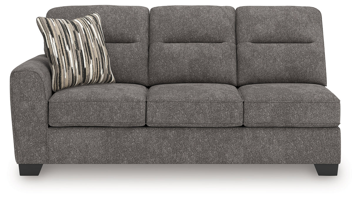 Olten Graphite Left-Arm Facing Sofa from Ashley - Luna Furniture