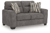 Olten Graphite Loveseat from Ashley - Luna Furniture