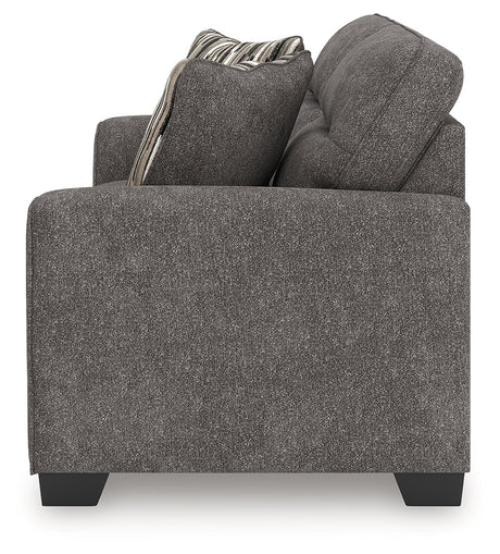 Olten Graphite Loveseat from Ashley - Luna Furniture