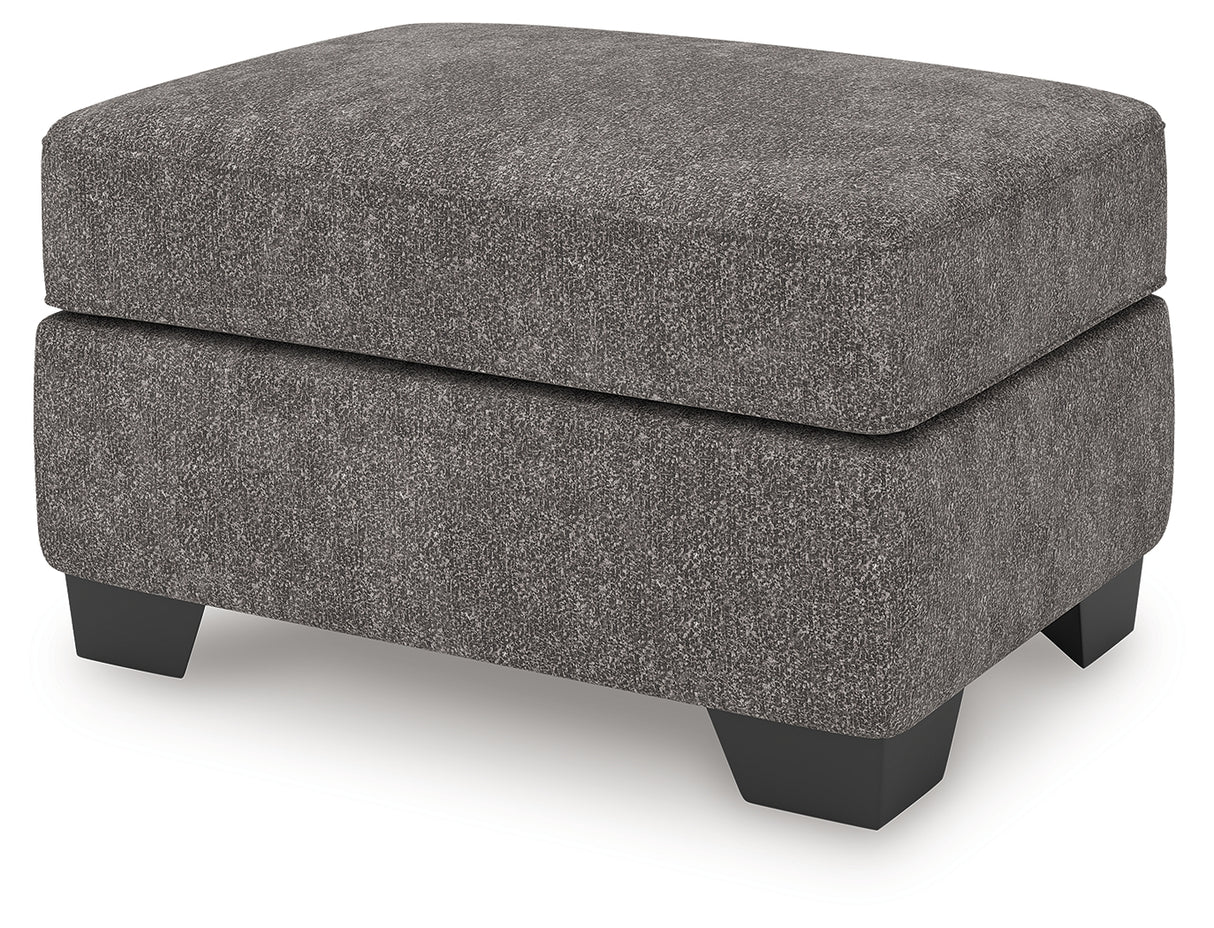 Olten Graphite Ottoman from Ashley - Luna Furniture