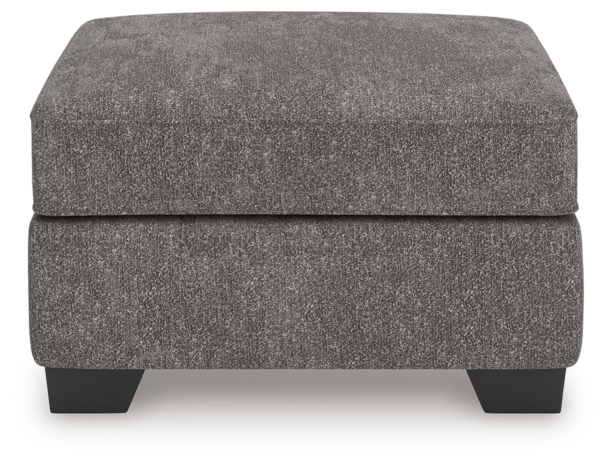 Olten Graphite Ottoman from Ashley - Luna Furniture