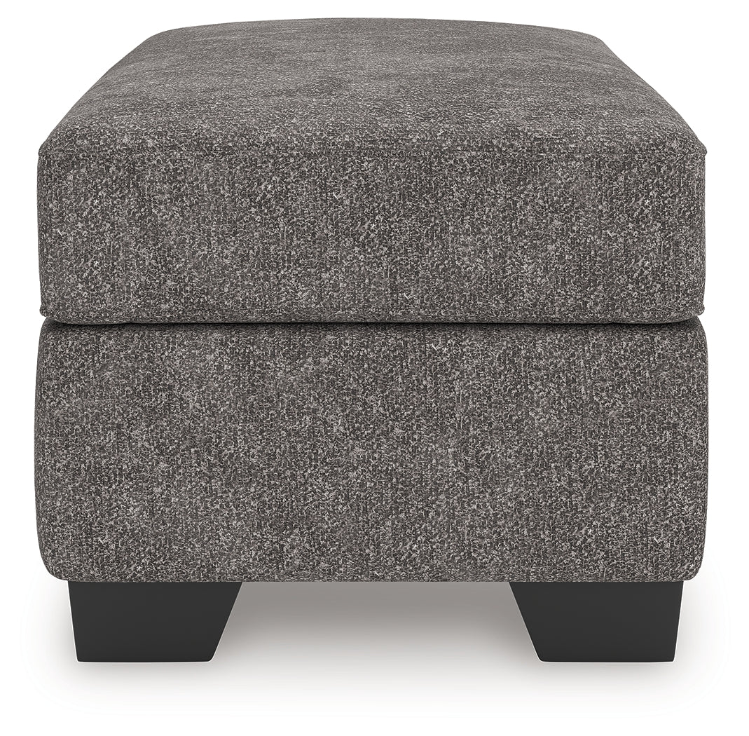 Olten Graphite Ottoman from Ashley - Luna Furniture