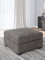 Olten Graphite Oversized Accent Ottoman from Ashley - Luna Furniture