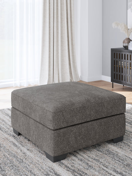 Olten Graphite Oversized Accent Ottoman from Ashley - Luna Furniture