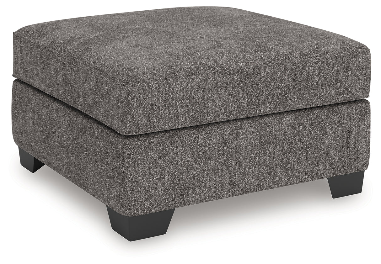 Olten Graphite Oversized Accent Ottoman from Ashley - Luna Furniture