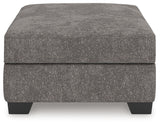 Olten Graphite Oversized Accent Ottoman from Ashley - Luna Furniture