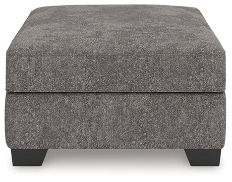 Olten Graphite Oversized Accent Ottoman from Ashley - Luna Furniture