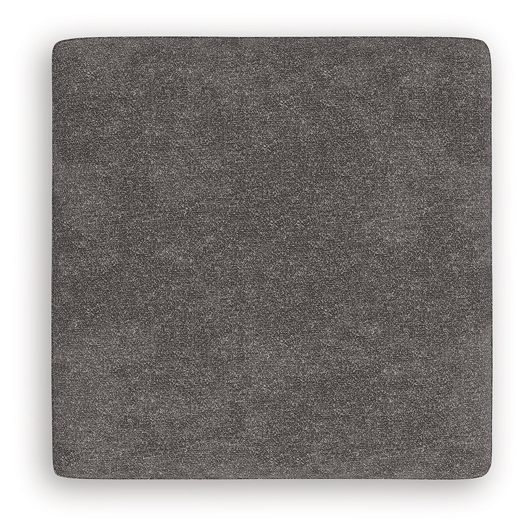 Olten Graphite Oversized Accent Ottoman from Ashley - Luna Furniture