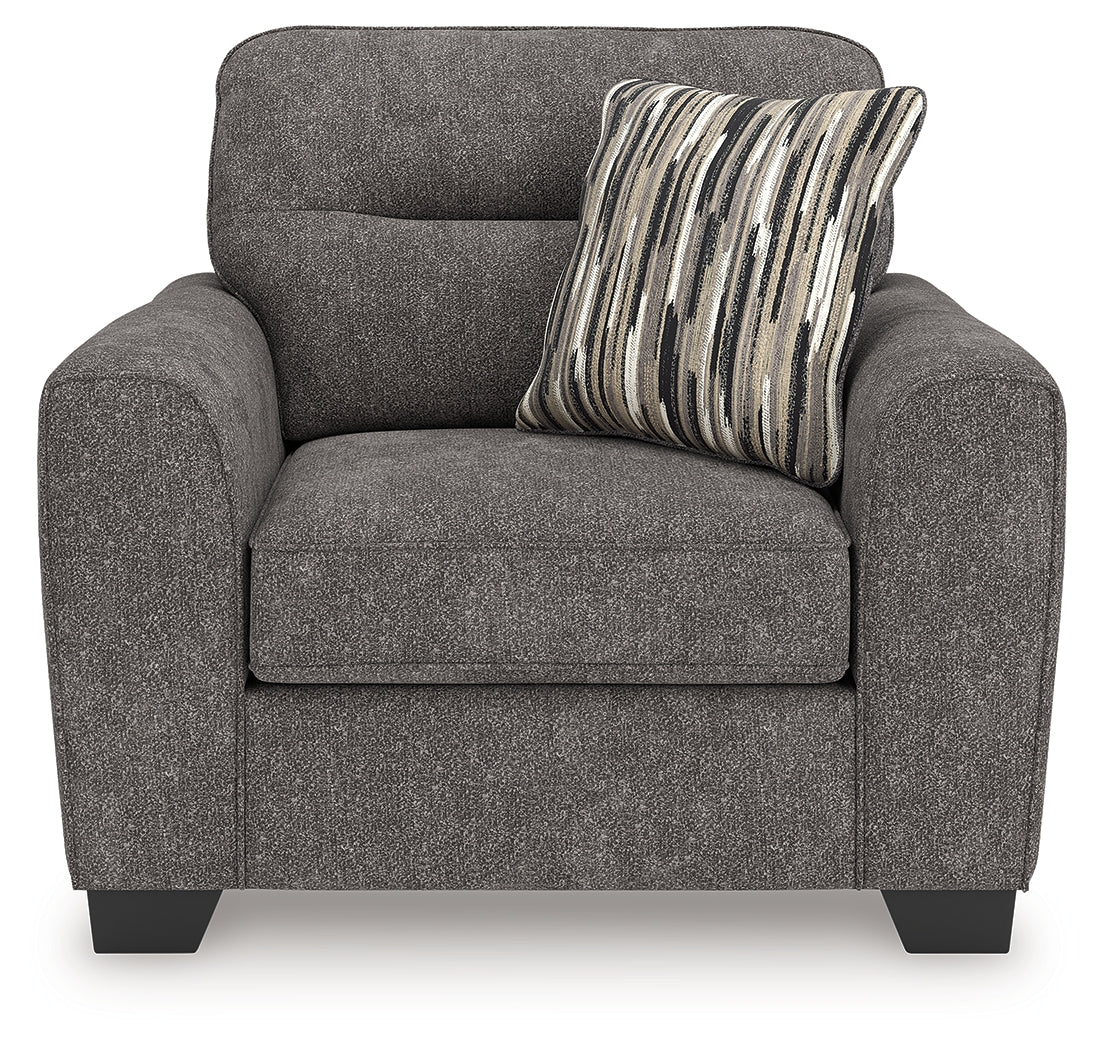 Olten Graphite Oversized Chair from Ashley - Luna Furniture