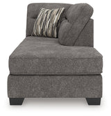 Olten Graphite Right-Arm Facing Corner Chaise from Ashley - Luna Furniture