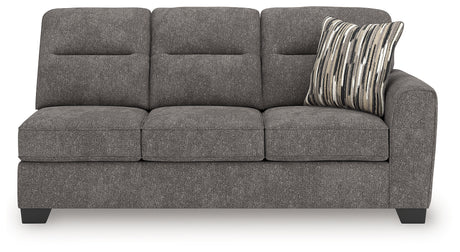 Olten Graphite Right-Arm Facing Sofa from Ashley - Luna Furniture