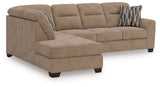 Olten Mocha 2-Piece LAF Sectional from Ashley - Luna Furniture