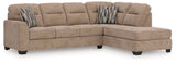 Olten Mocha 2-Piece RAF Sectional from Ashley - Luna Furniture
