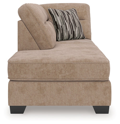 Olten Mocha Left-Arm Facing Corner Chaise from Ashley - Luna Furniture
