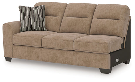 Olten Mocha Left-Arm Facing Sofa from Ashley - Luna Furniture