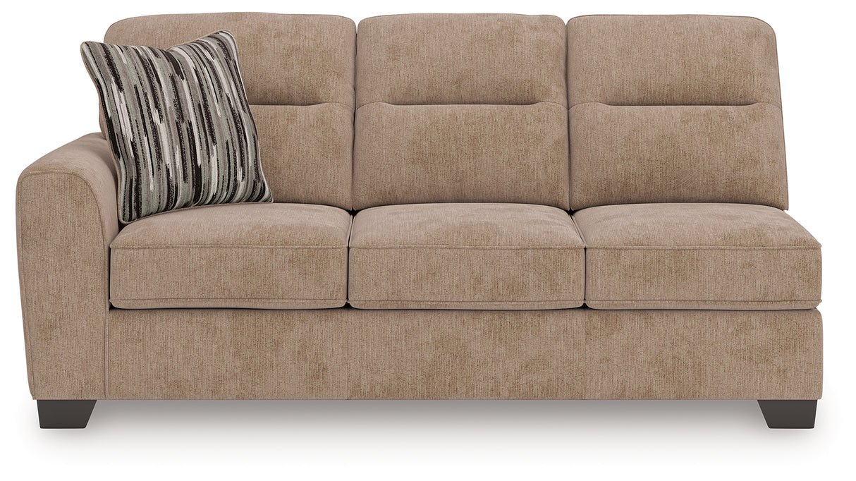Olten Mocha Left-Arm Facing Sofa from Ashley - Luna Furniture