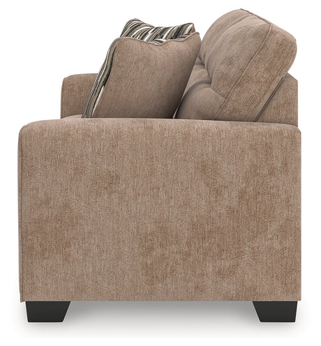 Olten Mocha Loveseat from Ashley - Luna Furniture