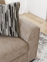 Olten Mocha Loveseat from Ashley - Luna Furniture