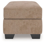 Olten Mocha Ottoman from Ashley - Luna Furniture