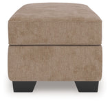 Olten Mocha Ottoman from Ashley - Luna Furniture