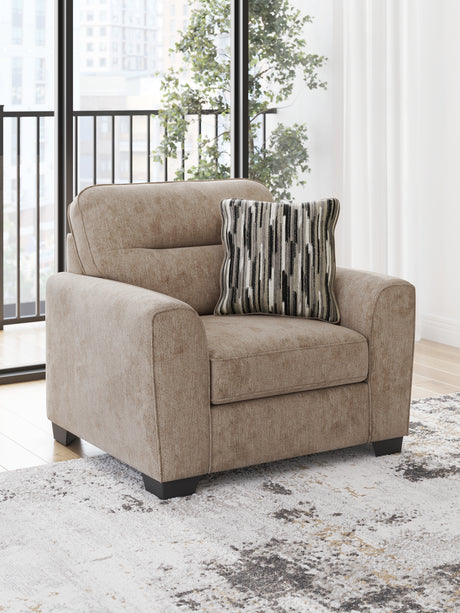 Olten Mocha Oversized Chair from Ashley - Luna Furniture