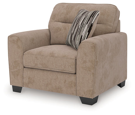 Olten Mocha Oversized Chair from Ashley - Luna Furniture