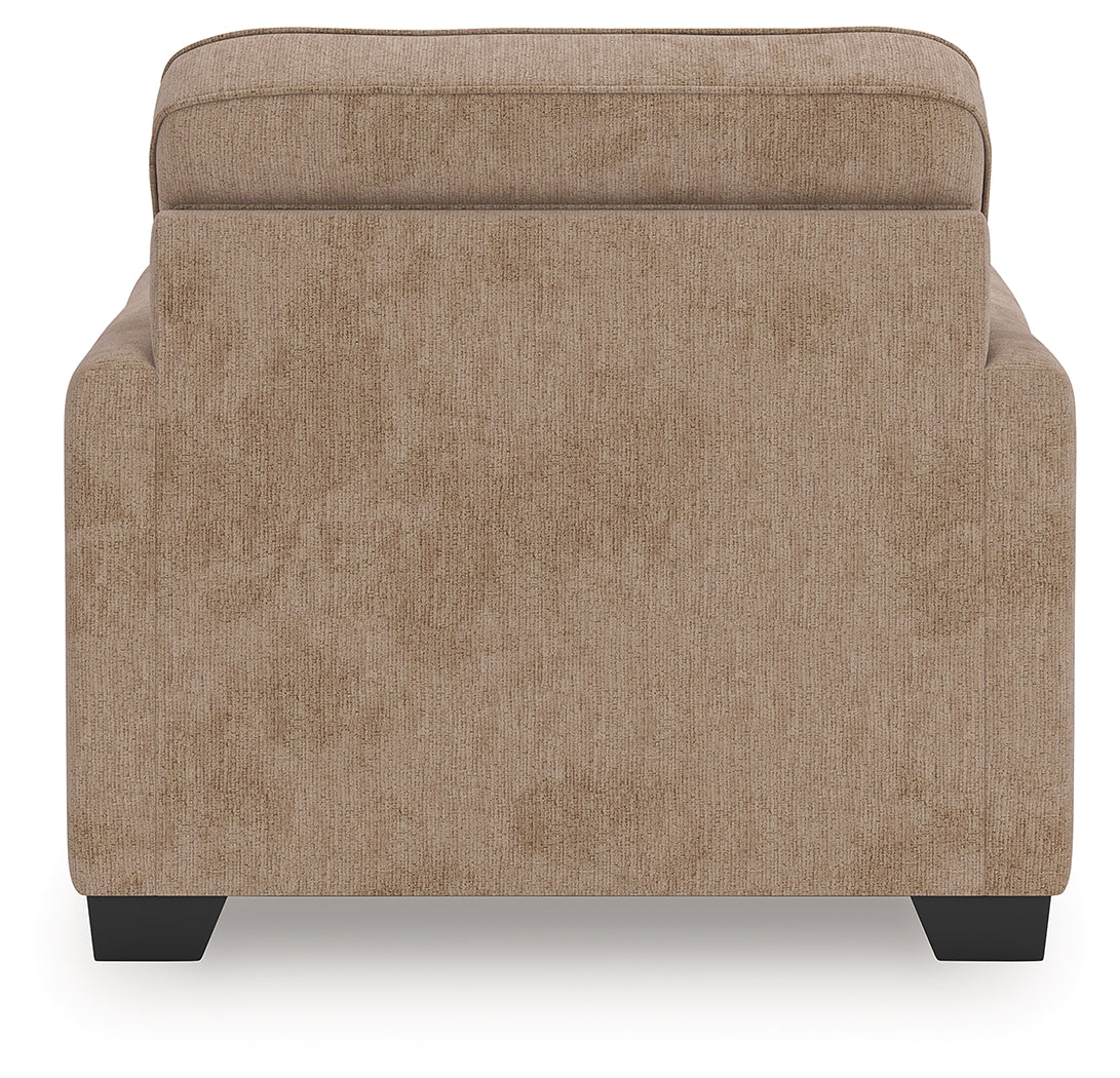 Olten Mocha Oversized Chair from Ashley - Luna Furniture