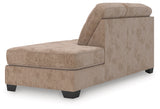 Olten Mocha Right-Arm Facing Corner Chaise from Ashley - Luna Furniture