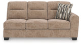 Olten Mocha Right-Arm Facing Sofa from Ashley - Luna Furniture