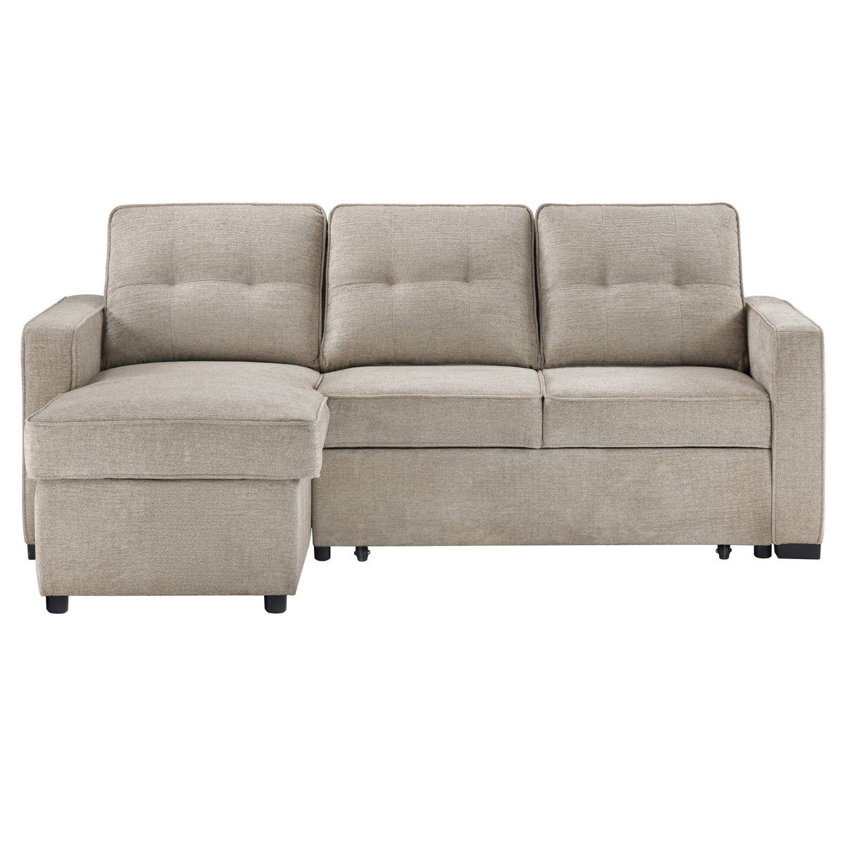 Noah Tan Flippable Convertible Storage Sleeper Chofa from Steve Silver - Luna Furniture