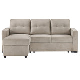 Noah Tan Flippable Convertible Storage Sleeper Chofa from Steve Silver - Luna Furniture