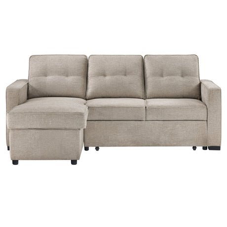 Noah Tan Flippable Convertible Storage Sleeper Chofa from Steve Silver - Luna Furniture