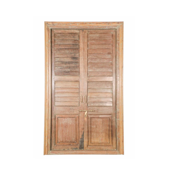 Large Light Oak Door Frame, 53 x 95"