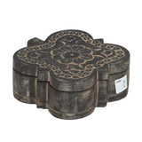 Wooden Carved Spice Box from Home Trends & Design - Luna Furniture