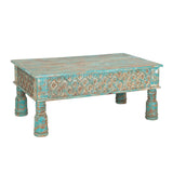 Hand Carved Wooden Coffee Table from Home Trends & Design - Luna Furniture