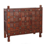 Wooden Damchiya Sideboard With Carved Detailing from Home Trends & Design - Luna Furniture